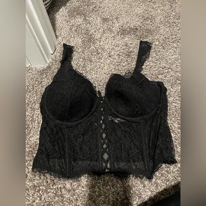 Black lace corset from VS